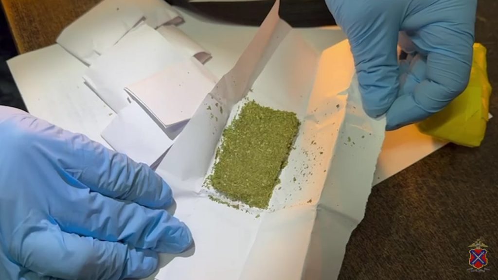 У пассажира из Михайловки нашли наркотики при проверке маршрутки