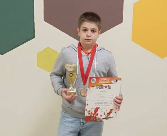 Юный шахматист из Михайловки победил в шести партиях из семи на турнире в Волгограде