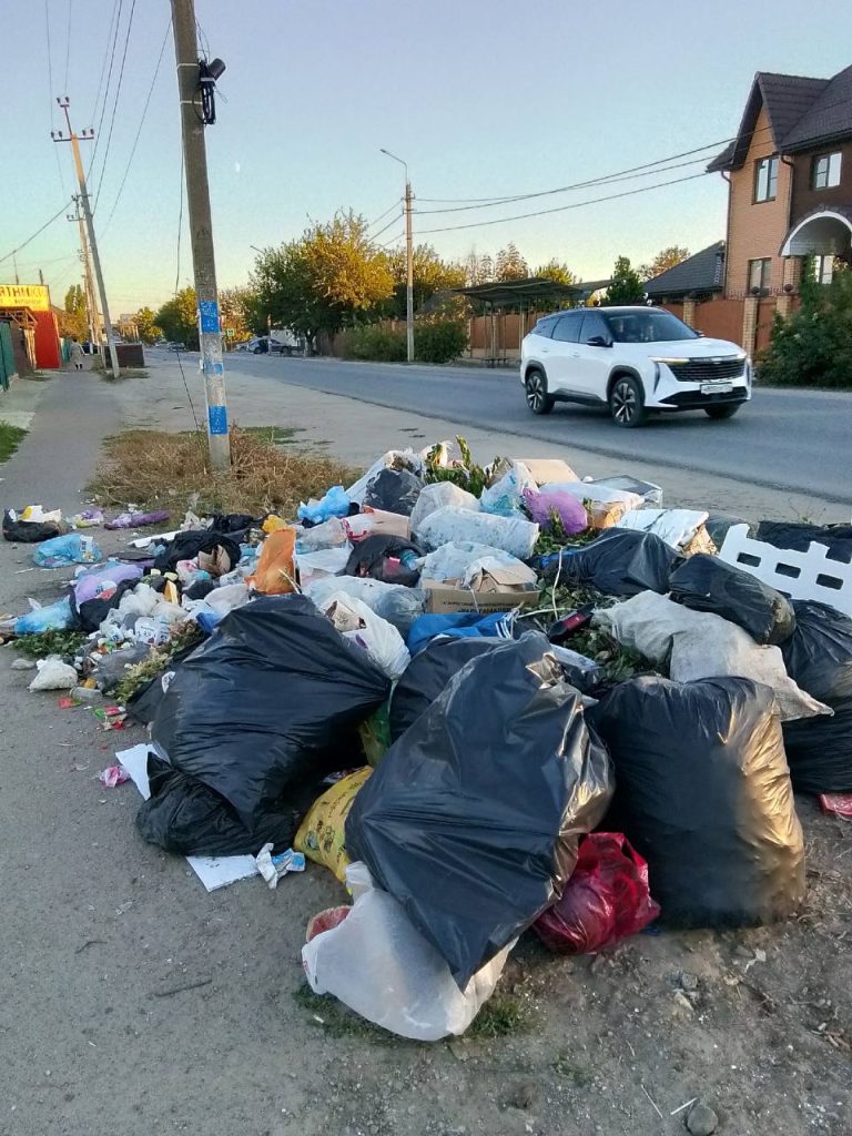 Жители Михайловки возмущены растущей свалкой на улице Обороны