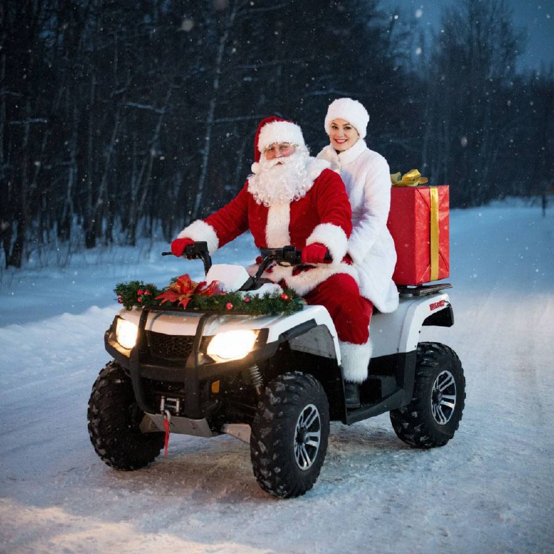 Новогоднее волшебство в Михайловке: Дед Мороз и Снегурочка отправятся в праздничные путешествия