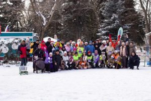 Михайловка встретила Новый год спортивным забегом