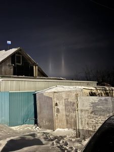 В небе над Себровкой наблюдали редкое световое явление