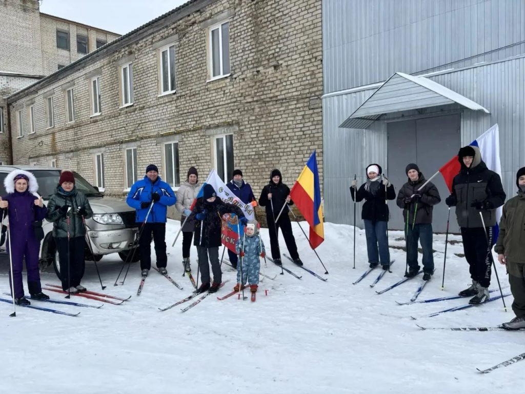Пятый лыжный пробег в Арчединской с.т. посвятили памяти Сталинградской Победы и казаков