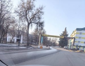 Жители Михайловки требуют срочного ремонта опасного участка дороги