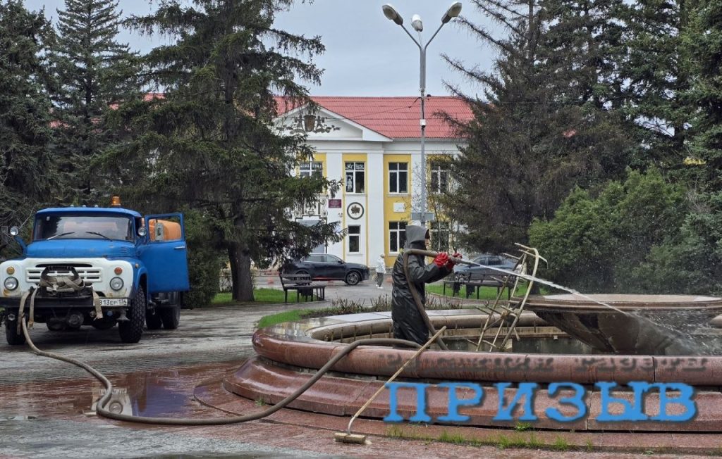 Весеннее пробуждение старейшего фонтана Михайловки