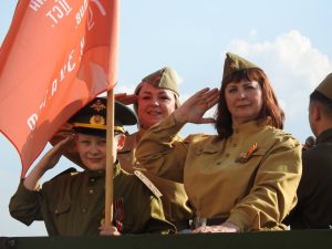 В Михайловке прошел автопробег «Песни Победы»