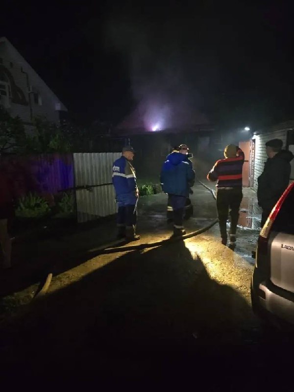 Пожар в Михайловке оперативно потушен